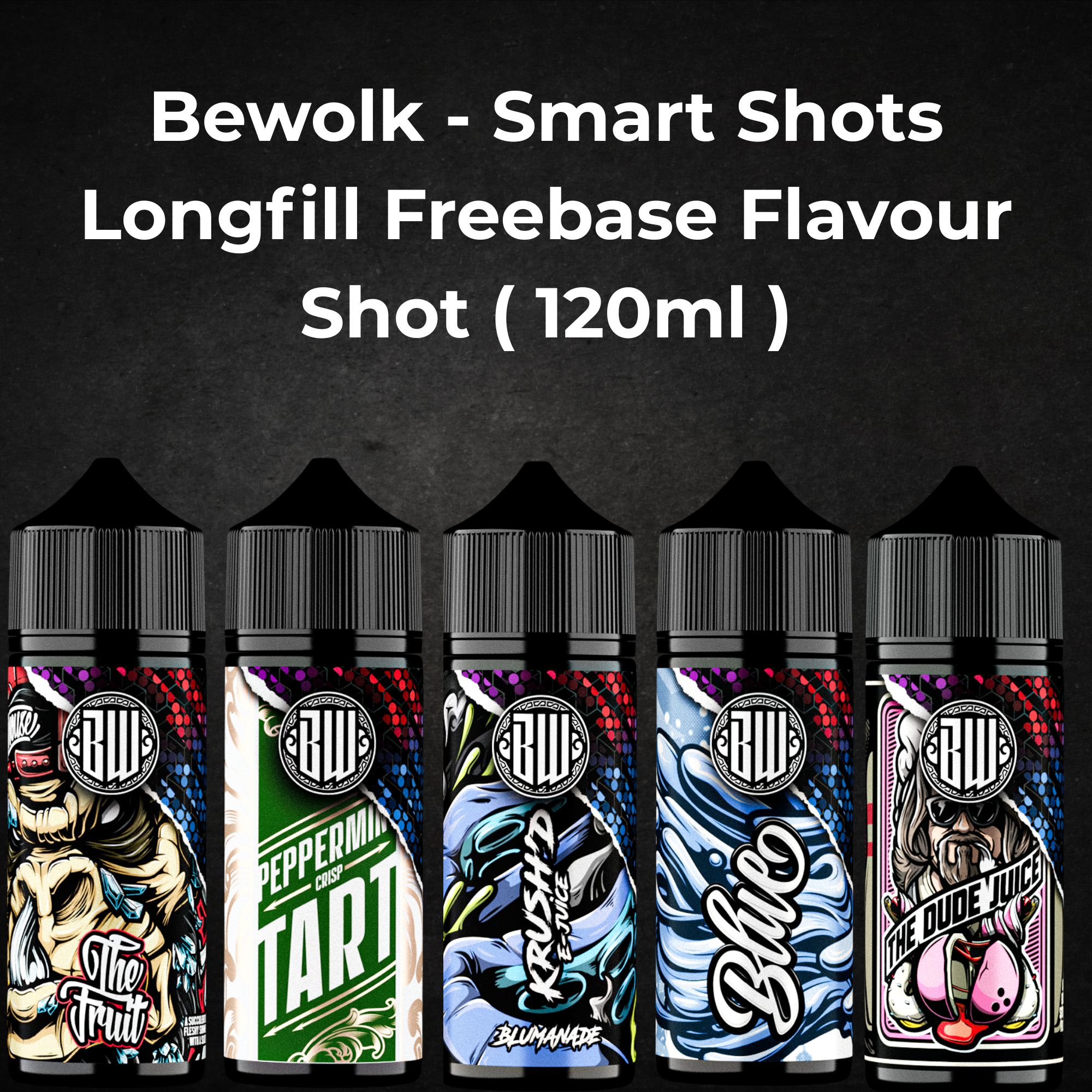 Bewolk - Smart Shots Longfill Freebase Flavour Shot ( 120ml ) Bewolk - Smart Shots Longfill Freebase Flavour Shot ( 120ml ) - Image 1