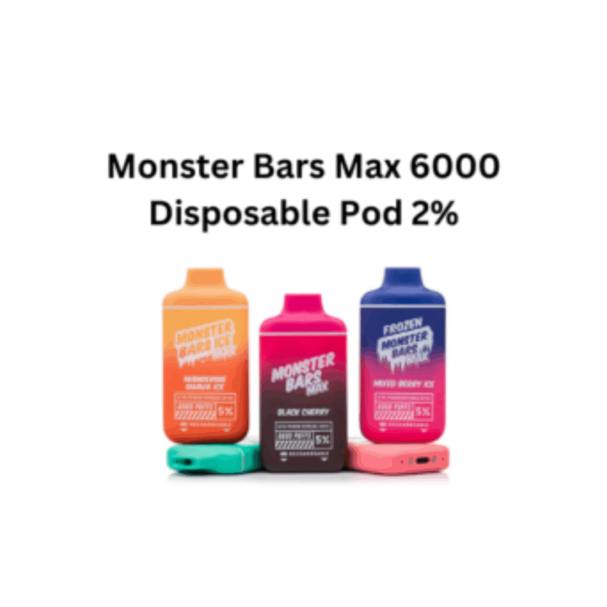 Monster Bars Max 6000 Disposable Pod 2% - Image 1