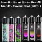 Bewolk - Smart Shots Shortfill Nic/MTL Flavour Shot ( 60ml )