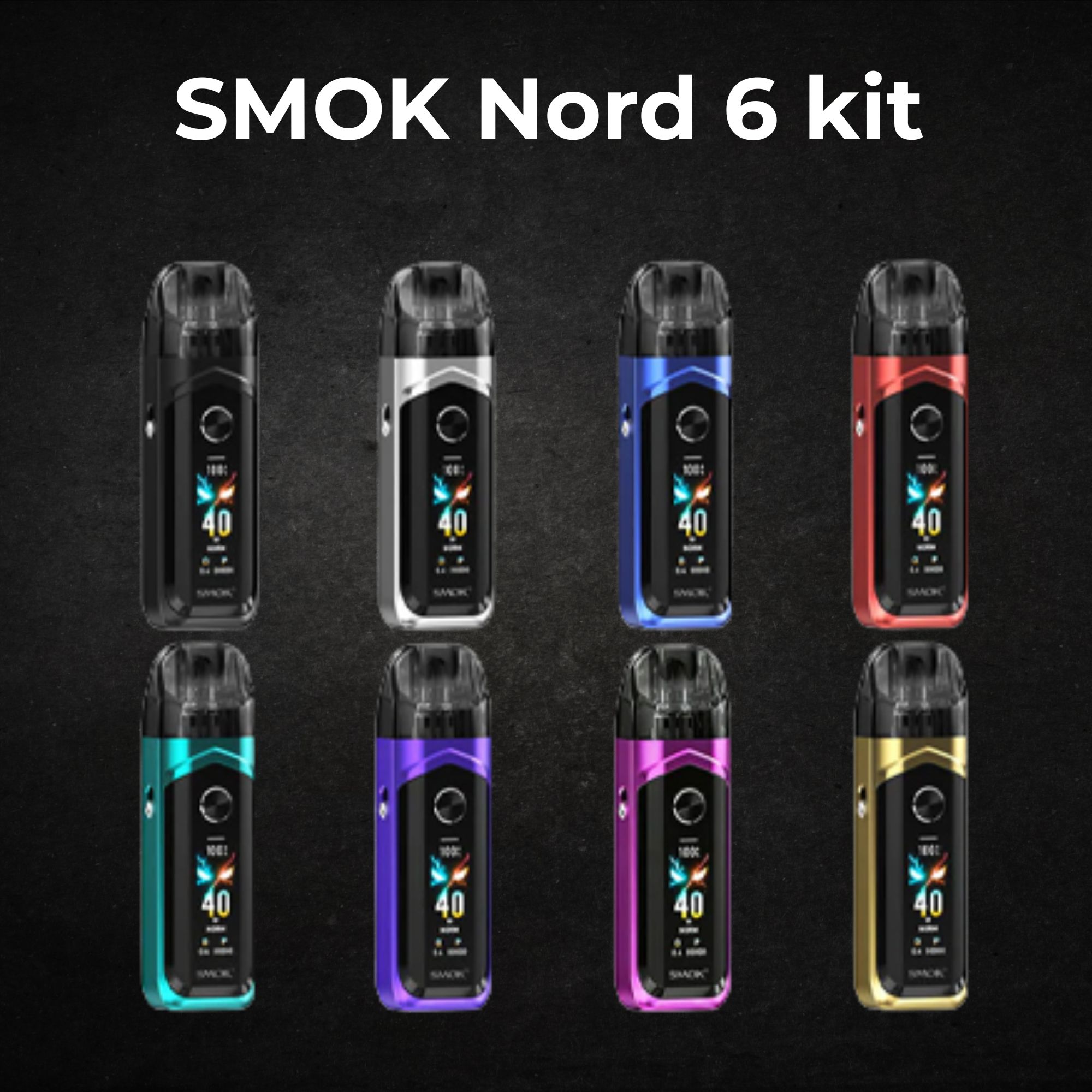 SMOK Nord 6 kit SMOK Nord 6 kit - Image 1