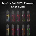Misfits Salt/MTL Flavour Shot 60ml